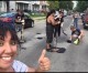 Volunteers cause a media swarm by fixing potholes on their own