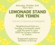 This Saturday: Lemonade for a worthy cause